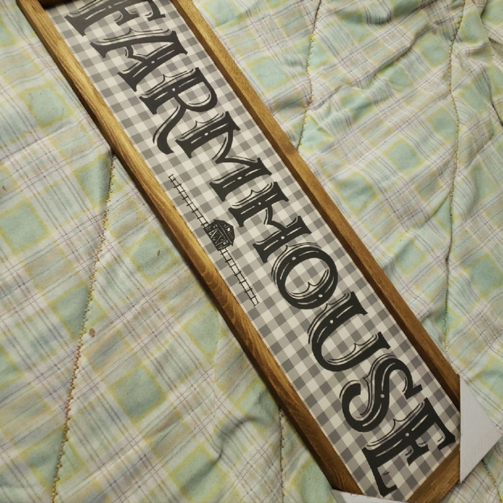 Farmhouse sign